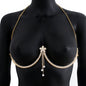Diamond Tassel Chest Necklace Accessories Body Chains