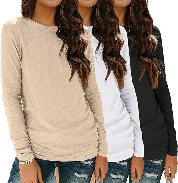 3-piece Long Sleeve Shirt Loose Autumn Top Suit
