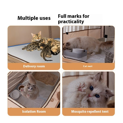 Animal-shaped Delivery Room Foldable Cat Nest Tent