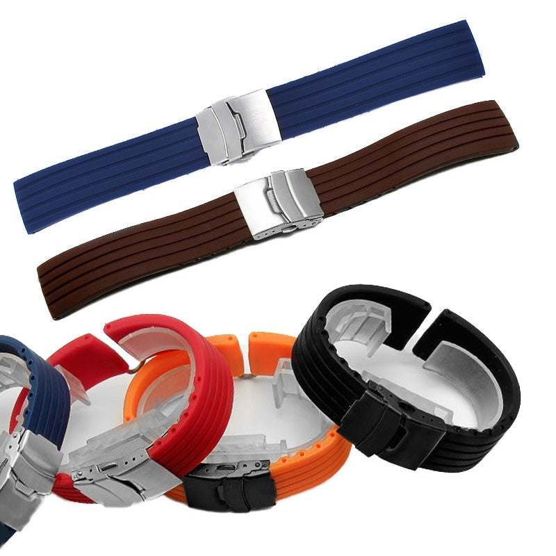 Silicone Strap Tire Stripe Waterproof Matte