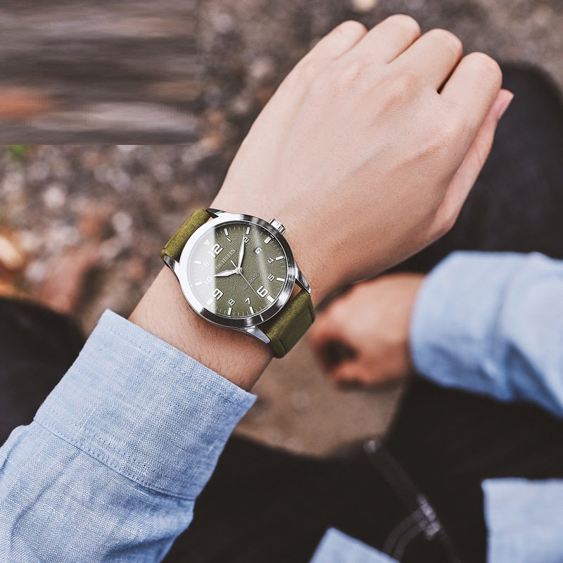 Casual Business Retro Leather Automatic Mechanical Watch