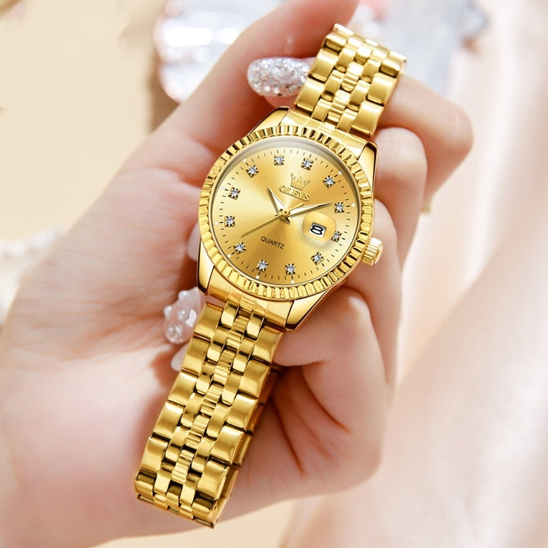 520 Valentine's Day Couple's Watch Fashion Waterproof Quartz Watch