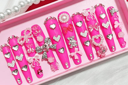 Manicure Handmade Wear Nail Sweet Bow Manicure