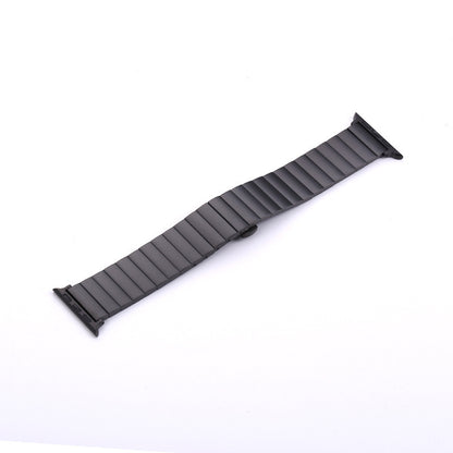 Smart Watch Band Bamboo Stainless Steel Metal Strap