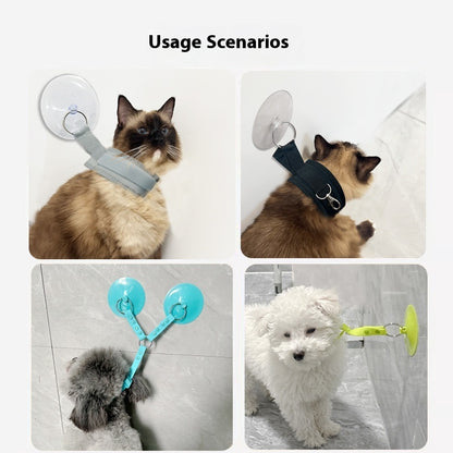 Cat Bath Holder Anti-scratch Anti-tampering Pet Dog Miracle Baby Sponge Cat Shaving Scissors Nail Cleaning Supplies