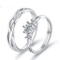 Moissanite Engagement Couple Couple Rings