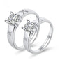 Moissanite Engagement Couple Couple Rings