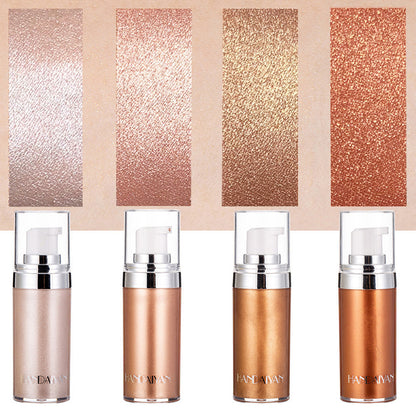 Liquid Highlighter Makeup Face Legs Brightener Concealer Liquid Glitter Bronzer Face Glow Cosmetics