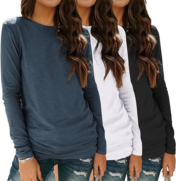 3-piece Long Sleeve Shirt Loose Autumn Top Suit