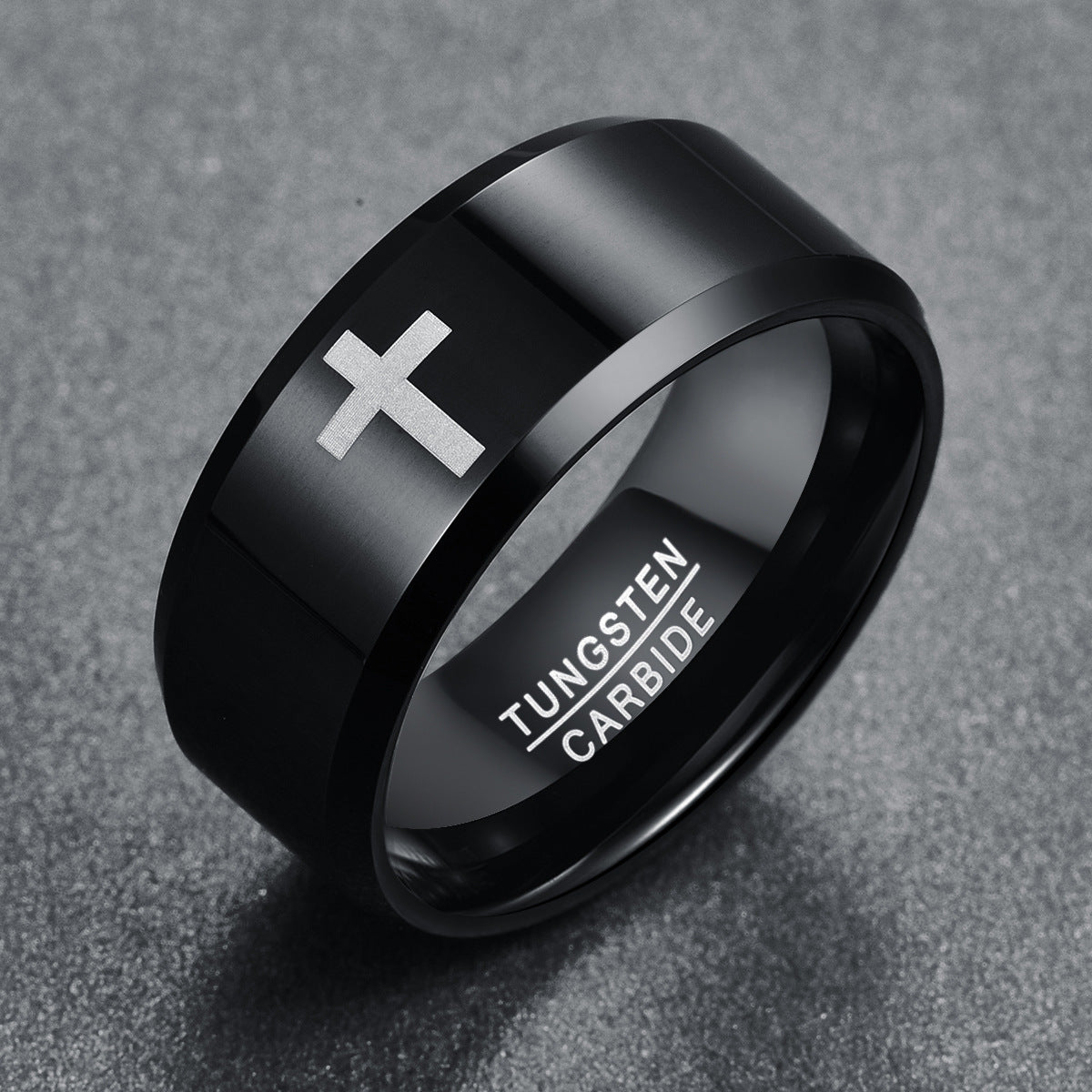 Non-fading Special-interest Design Ins Style Cross Ring