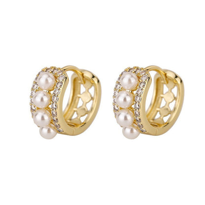 Light Luxury French Pearl Earrings