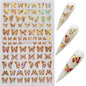 Butterfly Nail Sticker Simulation Bronzing Laser