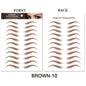 Water-based Hair-liked Authentic Eyebrow Tattoo Sticker Waterproof Cosmetics Long Lasting Makeup False Eyebrows Stickers