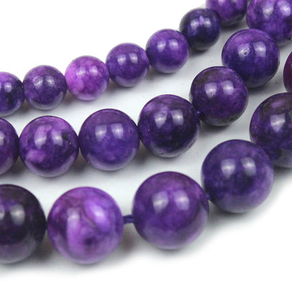 Charoite Chalcedony Stone Scattered Beads Diy Handmade Beaded