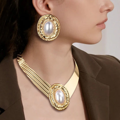 Personalized Retro Literary Creativity Ornament Set Necklace