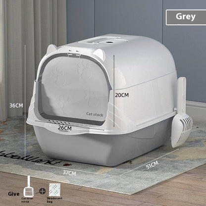 Oversized Enclosed Litter Box