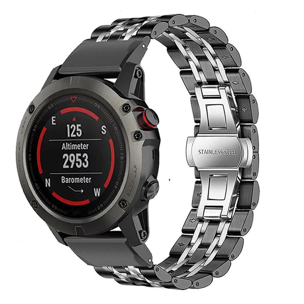 Metal Stainless Steel Strap Smart Watch