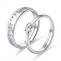 Moissanite Engagement Couple Couple Rings