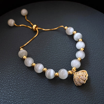 Baroque Freshwater Pearl Zircon Bracelet