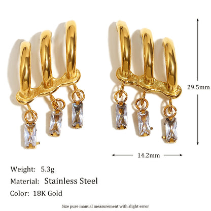 Ins Fashion Unique Design Exaggerated Earrings