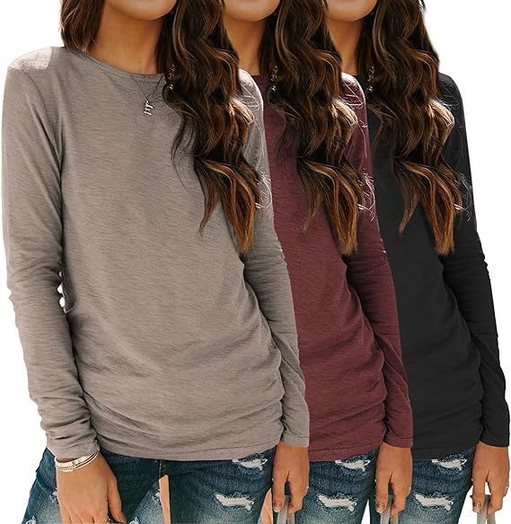 3-piece Long Sleeve Shirt Loose Autumn Top Suit