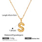 Stainless Steel Letter Necklace Advanced