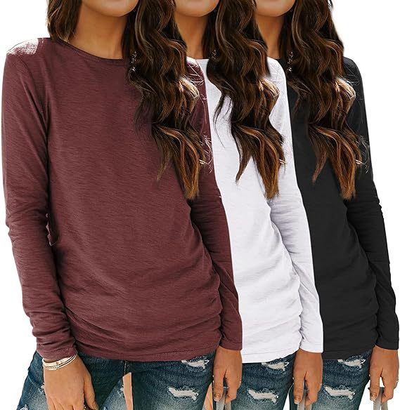 3-piece Long Sleeve Shirt Loose Autumn Top Suit
