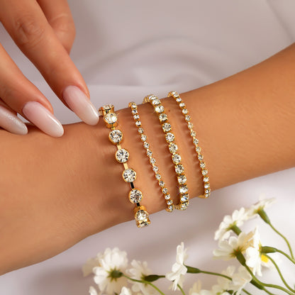 Retro Pearl Chain Beaded Bracelet