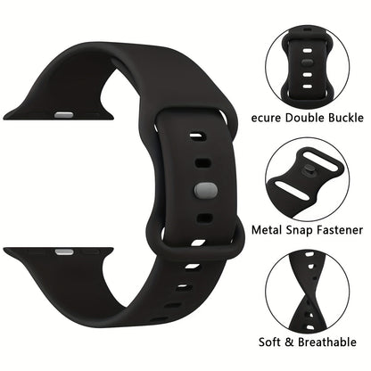 15-pack Soft Silicone Band Compatible With I Watch Strap Waterproof Sports IWatch Strap Replacement