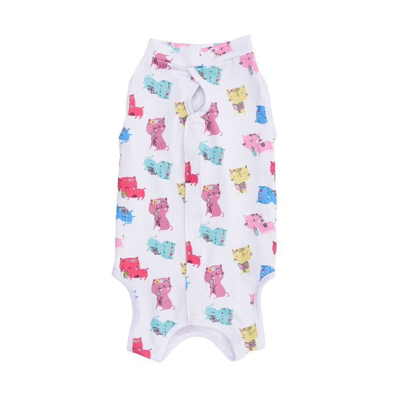 Cat Sterilization Clothing Post-operation Printing Series Four Seasons