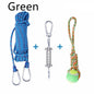 Outdoor Funny Dog Toy Stainless Steel Spring Suspension Cotton String Households Outdoor Toy Training