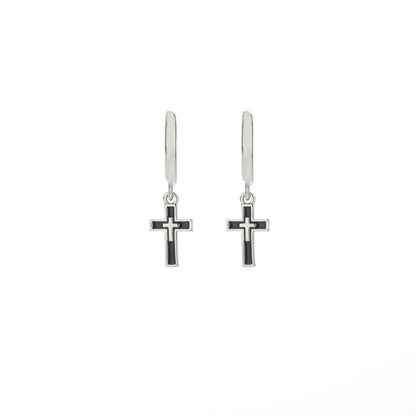 Cross Personality Retro Earrings Man