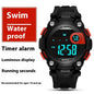 Waterproof Anti-fall Multifunctional Sports Student Electronic Watch