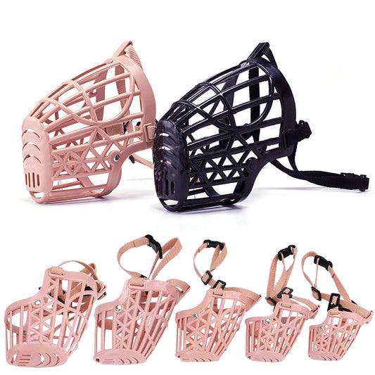 Anti-bark Anti-bite Eating Casually Dog Mask Non-grinding Mouth Small And Medium Size Dog Pet Mouth Cover