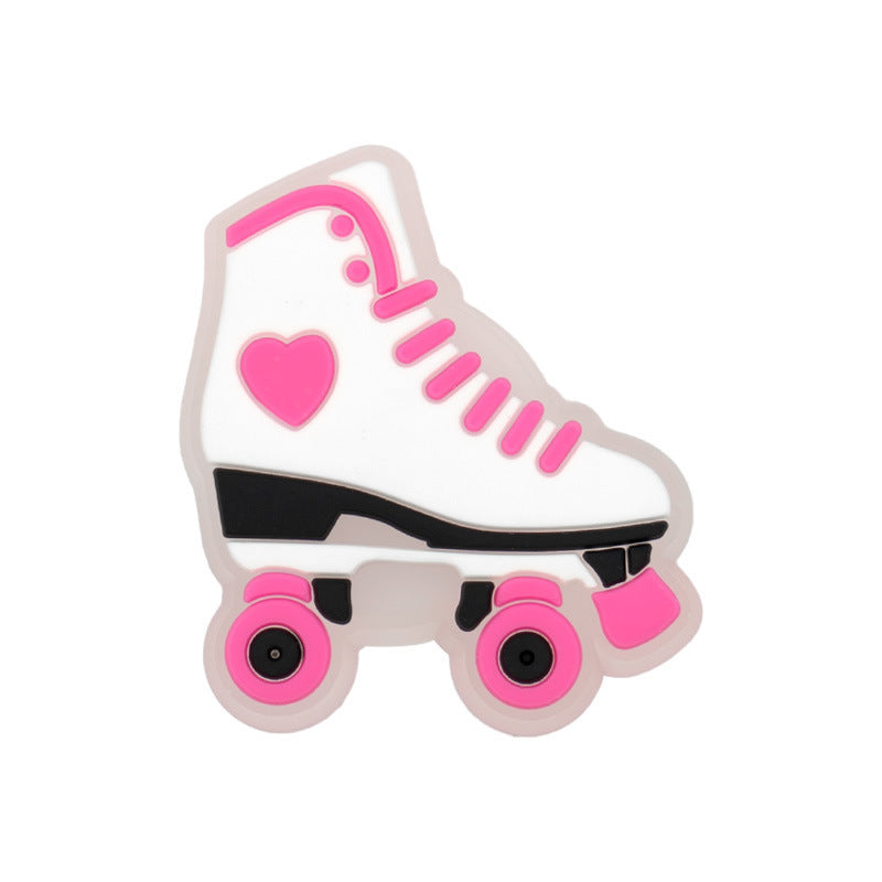 LED Flashing Lamp Hole Shoe Buckle Accessories Sandals Decoration