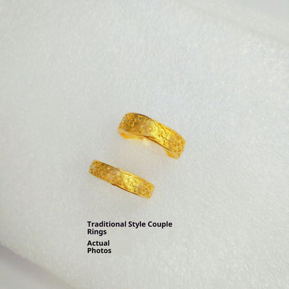 Ring Chinese Lotus Double Double Happy Character