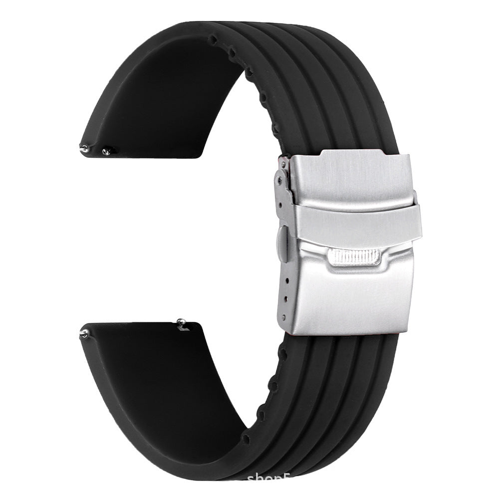 Silicone Strap Tire Stripe Waterproof Matte