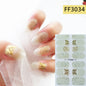 Three Dimensional Craft Crystal Nail Polish Film Full Paste
