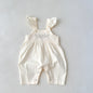 Baby Girl's Loose Adjustable Suspender Romper