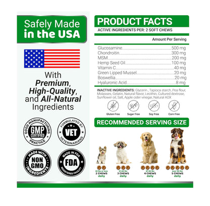 Pet Hip & Joint Supplement Chondroitin Soft Particles