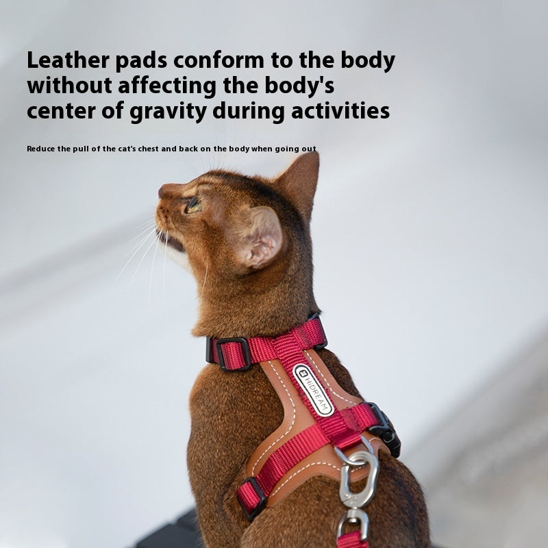 Cat Chest Back Haulage Rope Package I-shaped Vest Chest Back Pet Supplies