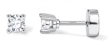 Stainless Steel 18K Gold Zircon Ear Bone Stud Titanium Steel Mini Ear Studs