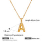 Stainless Steel Letter Necklace Advanced