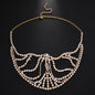 Makeup Party Pearl European And American Fashion Exaggerated Music Festival Party Rhinestone Mask