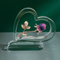 Home Valentine's Day Rose Heart-shaped Ornaments