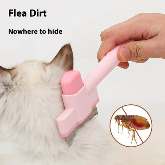 Pet Comb Dog Cat Flea Removal Comb Dense Gear Comb