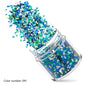 Green Manicure Set 12 Colors Mixed Nail Sequins Glitter Powder Gradient Laser Powder