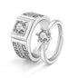 Moissanite Engagement Couple Couple Rings