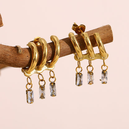 Ins Fashion Unique Design Exaggerated Earrings